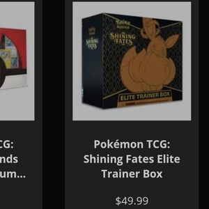 ISO shining fates elite trainer box!